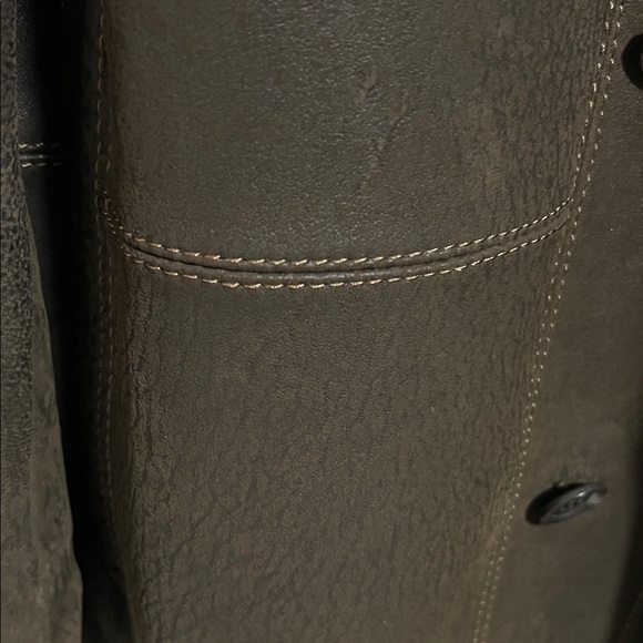 Danier Brown Leather Men's Coat - Picture 10 of 16